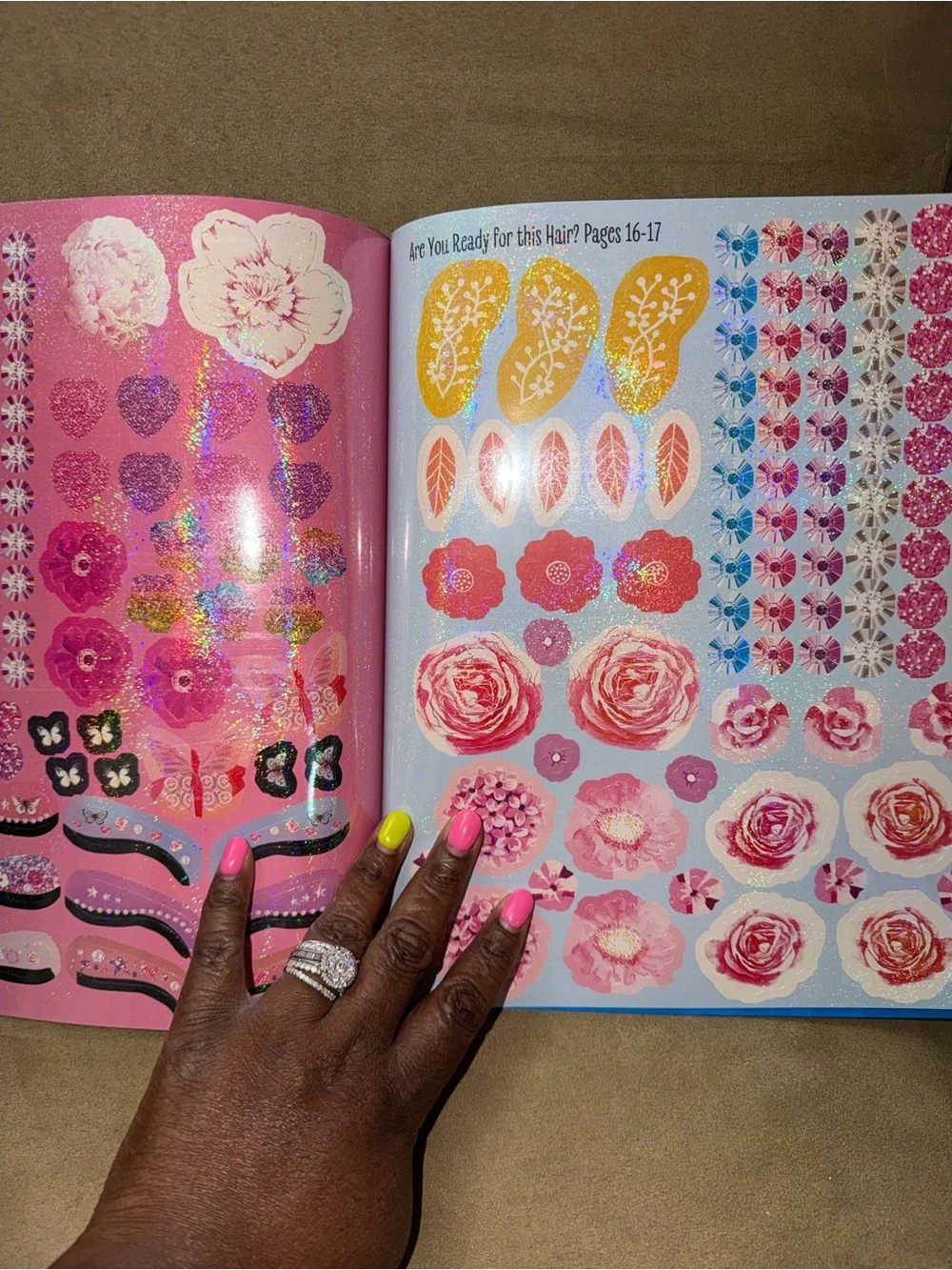 Taylor Swift Wedding Sticker Book - Purple, Green, White